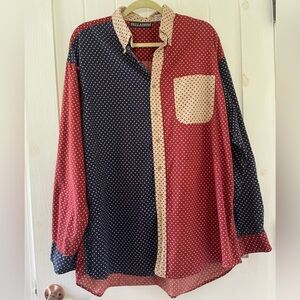 Men’s Vintage Palladium Cowboy Western Button Up Cotton Shirt size XL